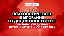 Круглый стол: «Психологическое выгорание медицинских сестёр. Причины, следствия, профилактика»